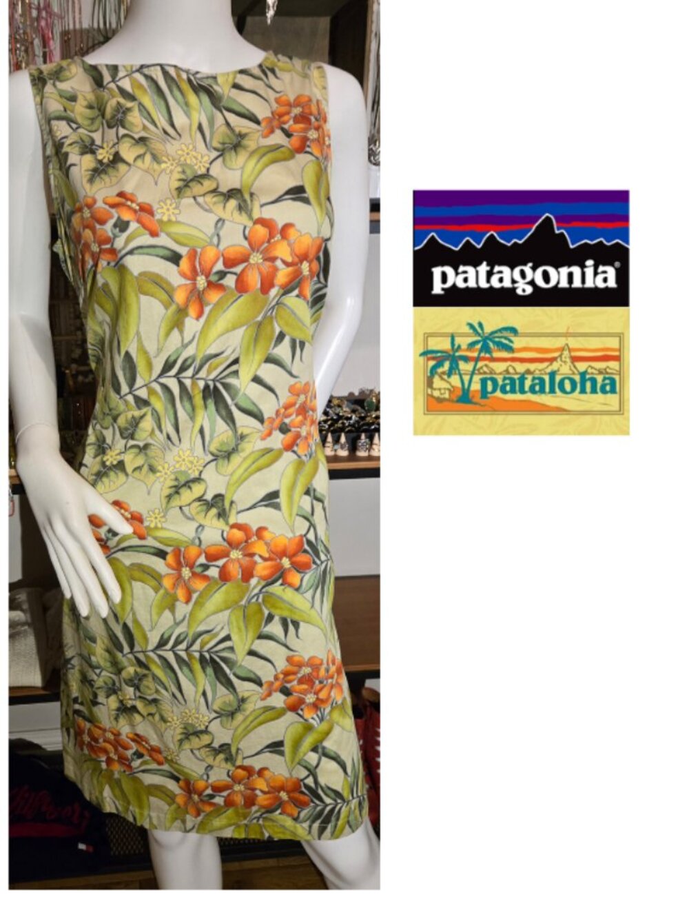 Patagonia Floral Cotton dress Large